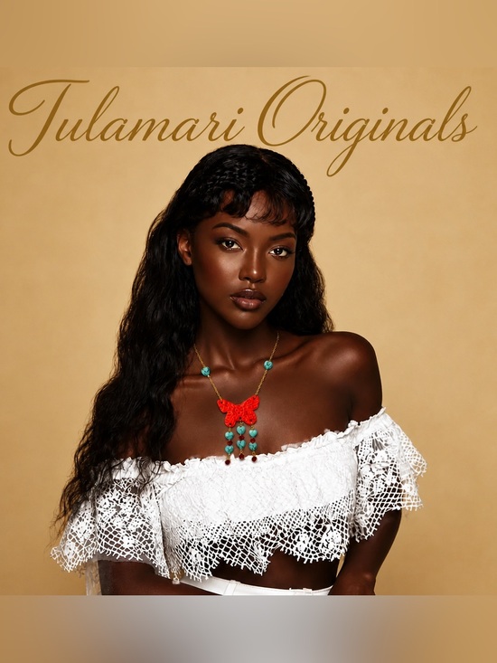 Tulamari Originals Jewelry - “Coral Butterfly Dreams” Necklace
